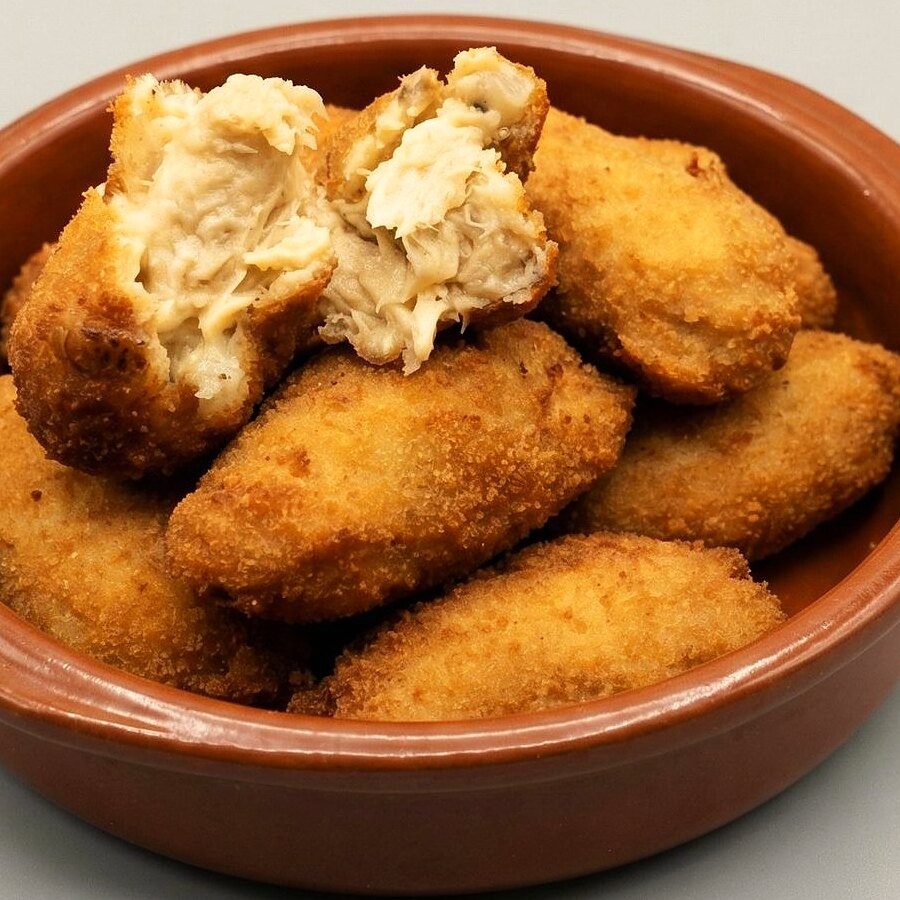 Croquetas caseras de pollo asado